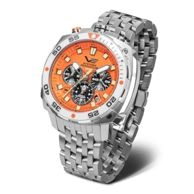Abbildung von Vostok Europe Herrenuhr Systema Periodicum Neon Chronograph mit Metallarmband 650A723 B