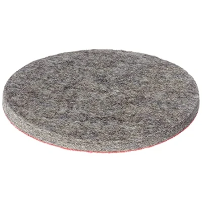 Abbildung von Bosch DIY Polierfilz (für Exzenterschleifer verschiedene Materialien, Mit Klettsystem), Grau, Ø 125 mm