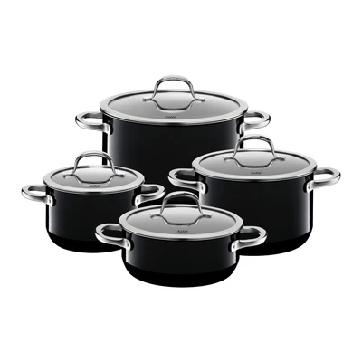 Abbildung von Silit Topf Set &quot;Silargan Passion&quot;, Silargan, (Set, 8 tlg.), teilig, natürliches ergonomische Griffe, Made in Germany