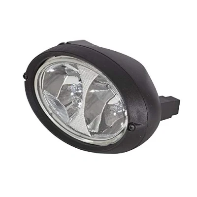 Abbildung von HELLA Halogen Arbeitsscheinwerfer Oval 100 12V Anbau/geschraubt für waagerechte Befestigung weitreichende Ausleuchtung Stecker: AMP 1GA 996 161 331