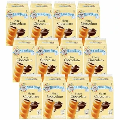 Abbildung von MULINO BIANCO Italienische Kekse 330g (Flauti Ciocciolato, x12)