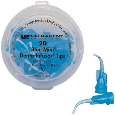 Abbildung von Blue Mini Dento Infusor Tip 20er Pack 20 Tips