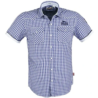 Abbildung von Lonsdale Berny Hemd, Herren, Größe: XL, Navy/ice