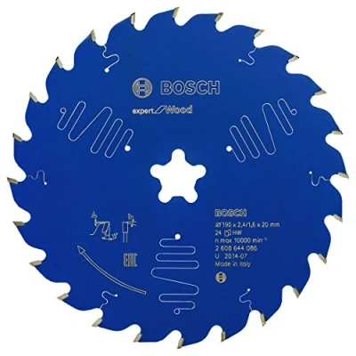 Abbildung von Bosch Professional Kreissägeblatt Expert for Wood (Holz, 190 x 2,4 mm, 24 Zähne, Zubehör Kreissäge)