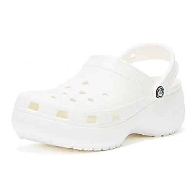 Abbildung von Crocs Damen Classic Platform W Clogs, Weiß, 39/40 EU
