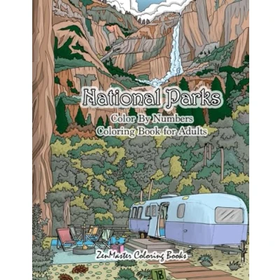 Abbildung von National Parks Color By Numbers Coloring Book for Adults: An Adult of With Country Scenes, Animals, ... Number Books, Band 45)