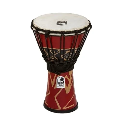 Abbildung von TOCA TO803175 Djembe Freestyle 7&#039;&#039; Bali Red SFDJ 7RP