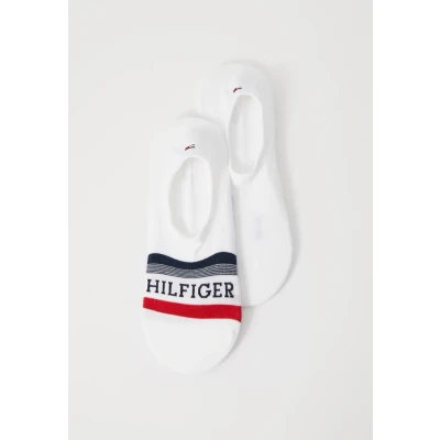 Abbildung von Tommy Hilfiger MEN Footie TAB 2 PACK Füßlinge, Herren, Größe: 39 42, White