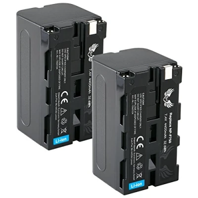 Abbildung von 2X SK Akku Ersatz für Sony NP F750 4400mAh F550 F730 F960 F970 F980 F990 // Blitzgeräte Videoleuchten Fieldmonitore
