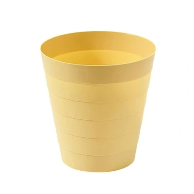 Abbildung von Sinoba Papierkorb moderner Mülleimer Papiereimer 6105 rund, Abfalleimer für Büro Kinderzimmer aus Kunststoff 9 Liter Höhe 25 cm