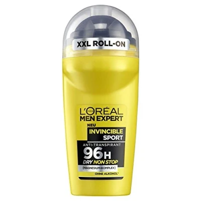 Abbildung von L&#039;Oréal Men Expert Deo Roll On, Invincible Man, 96H Schutz Sport für Männer kontrolliert Trockenheit und Körpergeruch (6 x 50 ml)