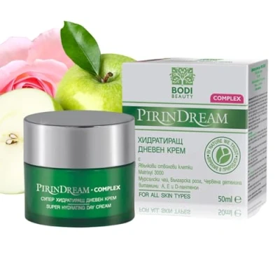 Abbildung von BODI BEAUTY Pirin Dream Complex tagescreme mit Matrixyl 3000, mursal tee, bulgarische rosenwasser und rotklee, gesichtscreme für Damen, gesichtspflege, ohne parabene, skincare 50ml
