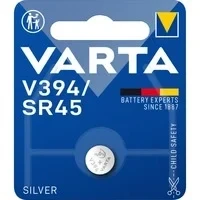 Abbildung von VARTA Batterien V394/SR45 Knopfzelle, 1 Stück, Silver Coin, 1,55V, kindersichere Verpackung, für elektronische Kleingeräte Uhren, Autoschlüssel, Fernbedienungen, Waagen