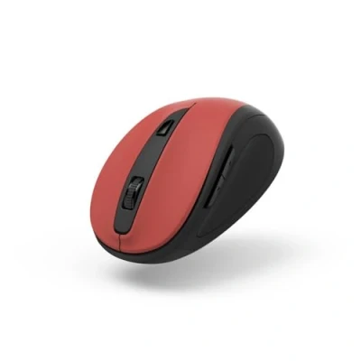 Abbildung von Hama ergonomische Funkmaus kabellos (6 Tasten, 2,4GHz, 800/1200/1600dpi, optische Maus kabellos, wireless, ergonomisch, Computermaus, für Laptop/PC/Notebook, Rechtshänder, USB Empfänger) sienna