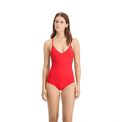 Abbildung von Puma Badeanzug, Damen, Größe: XS, Red