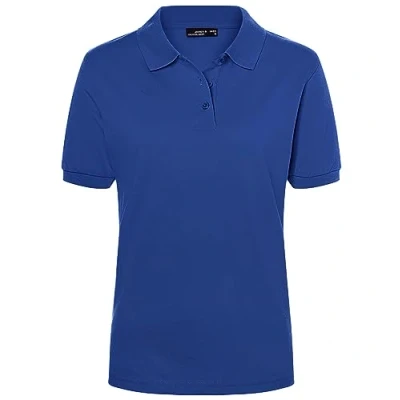 Abbildung von James &amp; Nicholson Damenpolo Classic Feines Piqué Poloshirt mit gestrickten Bündchen Farbe: Dark royal Grösse: L