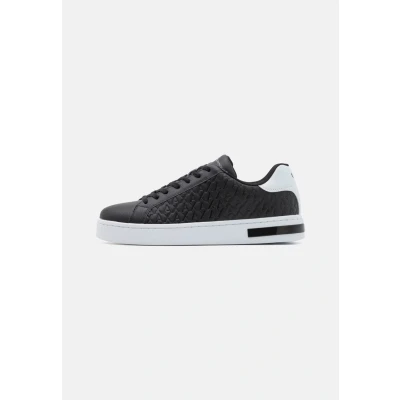 Abbildung von Armani Exchange London Sneaker low, Herren, Größe: 42, Black/optic white Schuhe