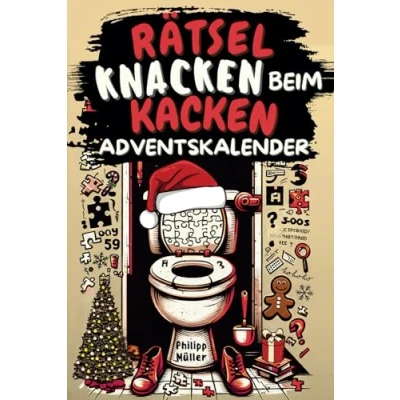 Abbildung von Rätsel knacken beim Kacken Adventskalender Das beliebte Geschenk für Männer und Frauen mit viel Humor