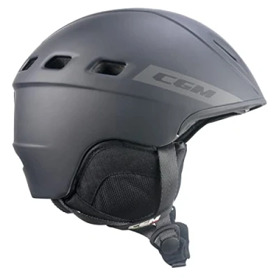 Abbildung von CGM Unisex Erwachsene 1 skihelm, Mattschwarz, M (54 58cm)