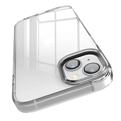Abbildung von elago iPhone 14 Plus (6,7 Zoll) Hybrid Hülle Transparent Case Kompatibel mit (6.7 Zoll), PC + TPU Technologie Reduzierte Vergilbung Kristall Klar Bumper Rundum Schutz