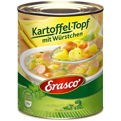 Abbildung von Erasco Kartoffel Topf mit Würstchen feinen Kräutern 800g