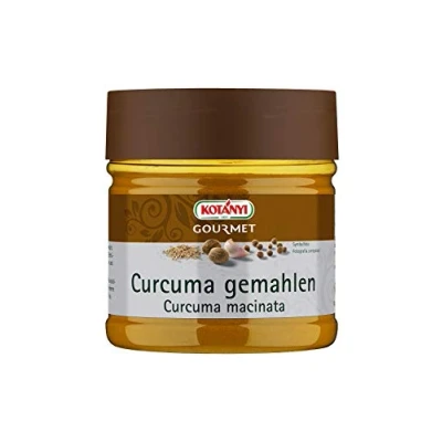 Abbildung von Kotanyi Gourmet Curcuma gemahlen erdige, leicht bittere Schärfe, für geschmackvolle orientalische Nuancen, 400 ml