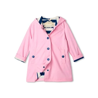 Abbildung von Hatley Girl&#039;s Splash Jacket Regenjacke, Pink, 7 Jahre