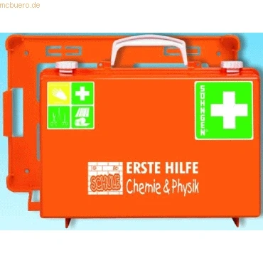 Abbildung von Söhngen Erste Hilfe Koffer SN CD &#039;Chemie &amp; Physik&#039; orange