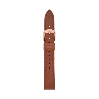 Abbildung von Fossil Uhrenband für Damen 16 mm LiteHide Leder braun, S161088