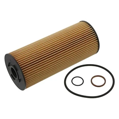 Abbildung von FEBI BILSTEIN 35343 Ölfilter mit Dichtring Filtereinsatz MERCEDES BENZ: T2/L Kasten / Kombi, Pritsche/Fahrgestell, LK/LN2, MAN: TGS, TGX, F 90
