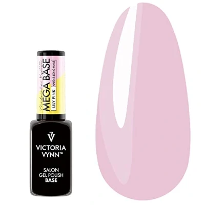 Abbildung von Victoria Vynn Mega Base Lilie Pink Hard &amp; Long Nails UV LED Hybrid Gel Nagellack, 8 ml