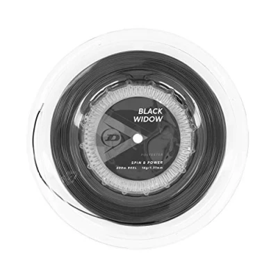 Abbildung von Strings for tennis racket DUNLOP BLACK WIDOW 16g/1.31mm 200m
