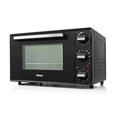 Abbildung von Tristar OV 3625 Heißluft Backofen, 28 l, Schwarz, Freistehend, Drehregler, 90 230 C, Metall