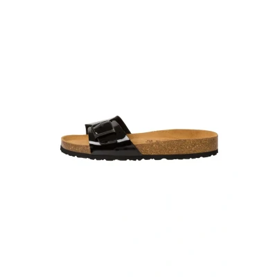 Abbildung von Tamaris Damenschuhe Pantoletten Fußbett Pantolette Schwarz Freizeit, Schuhgröße:41 EU