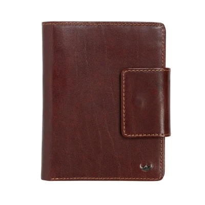 Abbildung von Golden Head Colorado RFID Protect Billfold Coin Wallet with Snap Closure Tobacco