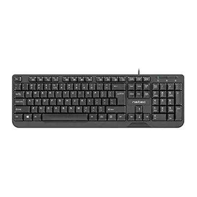 Abbildung von NATEC Klawiatura membranowa Trout US NKL 0967 (USB 2.0; (EN); kolor Czarny)