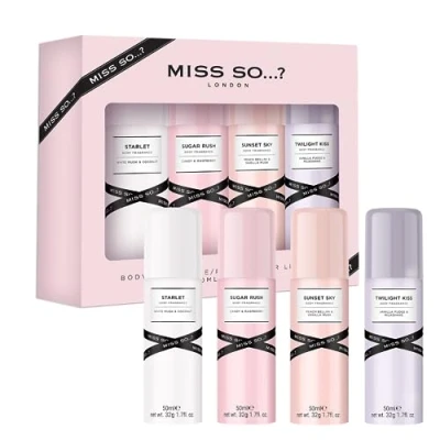 Abbildung von Miss So...? Mini Galore Parfum Für Damen, Fragrance Mist Körperspray Geschenkset 4x50ml