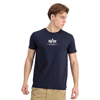 Abbildung von Alpha Industries Tshirt print, Herren, Größe: XS, Blue