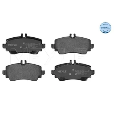 Abbildung von MEYLE 025 239 0319 Bremsbelagsatz ORIGINAL Quality Vorderachse exkl. Verschleißwarnkontakt mit Anti Quietsch Blech MERCEDES BENZ: Vaneo