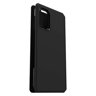 Abbildung von Samsung Galaxy S20 Plus Hülle Kunstleder OtterBox Klapphülle Handyhülle Schwarz Shockproof/Stoßfest