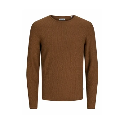 Abbildung von Jack &amp; Jones MIT Rundhals Strickpullover, Herren, Größe: XS, Mocha bisque