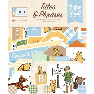 Abbildung von Echo Park Winnie The Pooh Baby Titles &amp; Phrases (WPB442032)