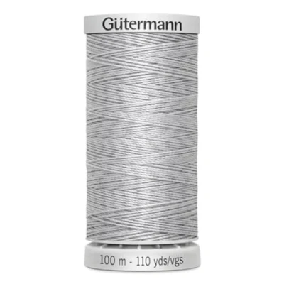 Abbildung von Gütermann Garn M782 Extra stark Nähgarn Polyester 100m Nähmaschinengarn für alle beanspruchten Nähte (038 hellgrau)