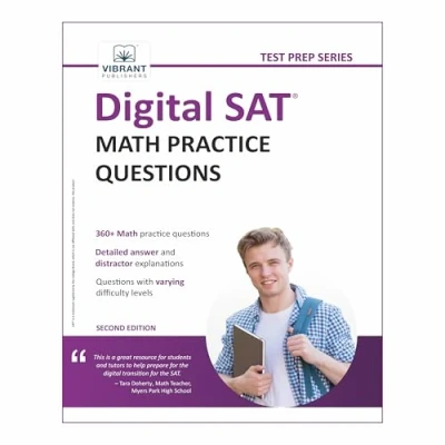 Abbildung von Digital SAT Math Practice Questions (Test Prep Series)