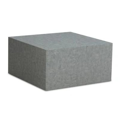 Abbildung von FINEBUY Couchtisch FB59585 (MONOBLOC 60x60x30 cm MDF Beton Optik Modern), Sofatisch Grau, Kaffeetisch Klein Quadratisch
