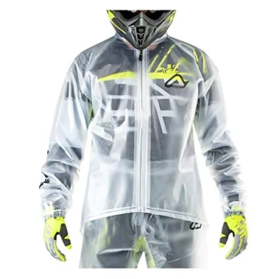Abbildung von Acerbis Herren GIACCA TRASPARENTE 3.0 / neutro Regenjacke Rain transparent 3 0 Traspar neutral XXXL, durchsichtig, XXL EU