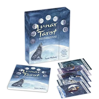Abbildung von Lunar Tarot: Manifest Your Dreams with the Energy of Moon and Wisdom Tarot