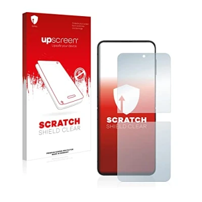 Abbildung von upscreen Schutzfolie für Samsung Galaxy Z Flip 4 Kristall klar, Kratzschutz, Anti Fingerprint
