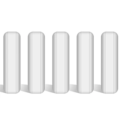 Abbildung von stonylab 5 Teiliges PTFE Magnetrührstäbchen Set, 30 mm beschichtet Stir Bar Set Magnetrührstäbe Weißer Rührmischer für Rührer, PK