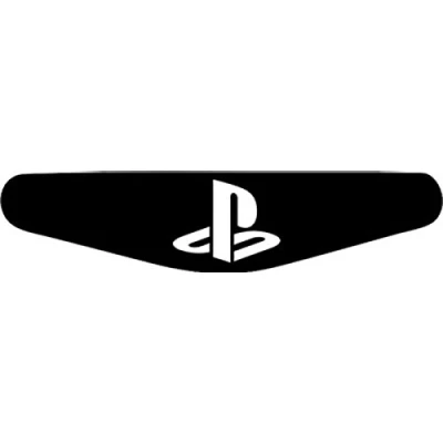 Abbildung von Play Station PS5 und PS4 Lightbar Sticker Aufkleber Playstation (schwarz)